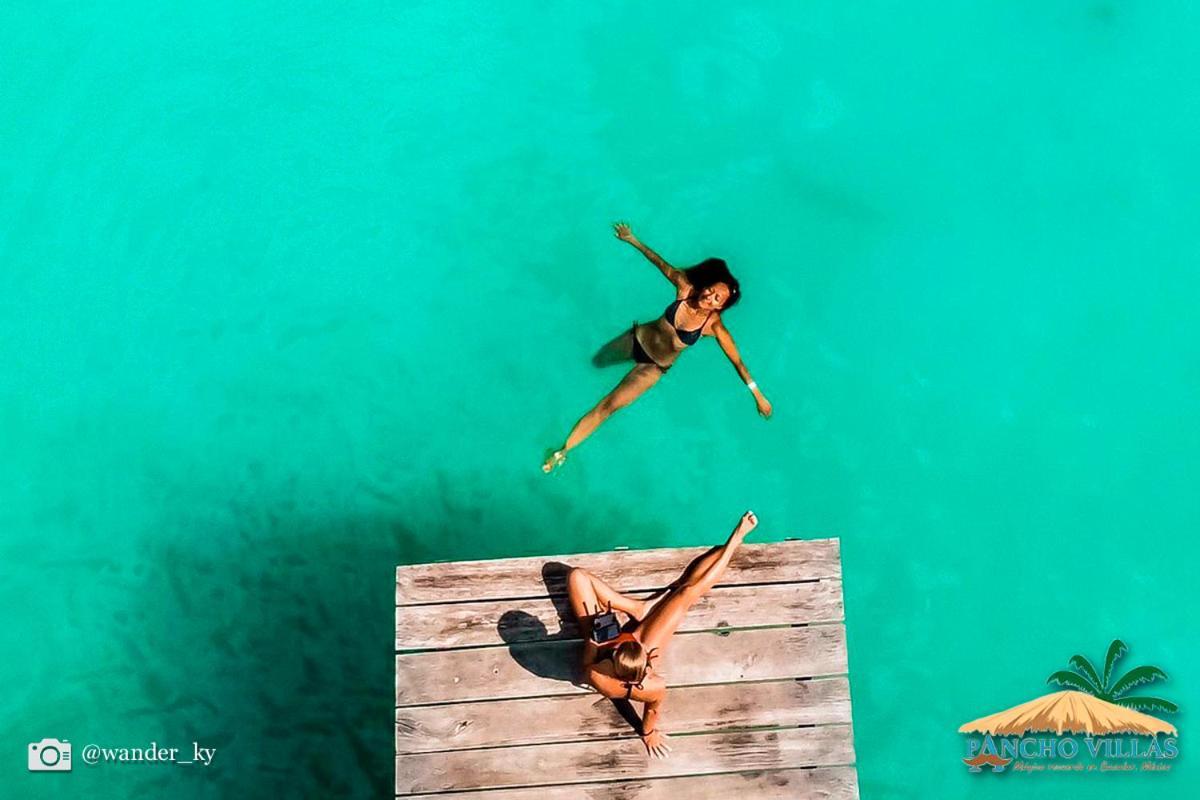 Hotel Pancho Villas Bacalar - Free Bikes And Paddles المظهر الخارجي الصورة
